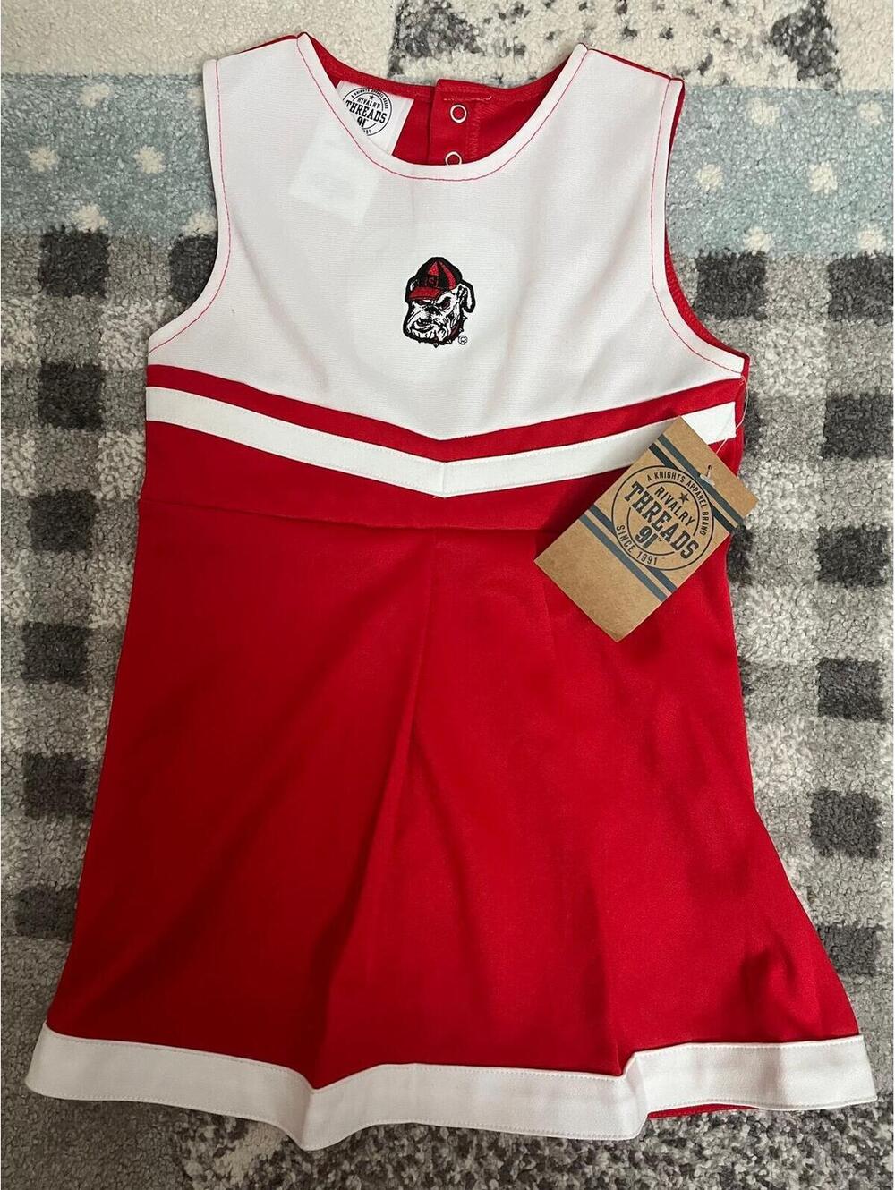 Georgia Bulldogs Cheerleader Dress 24M NWT Rivalry Threa UGA